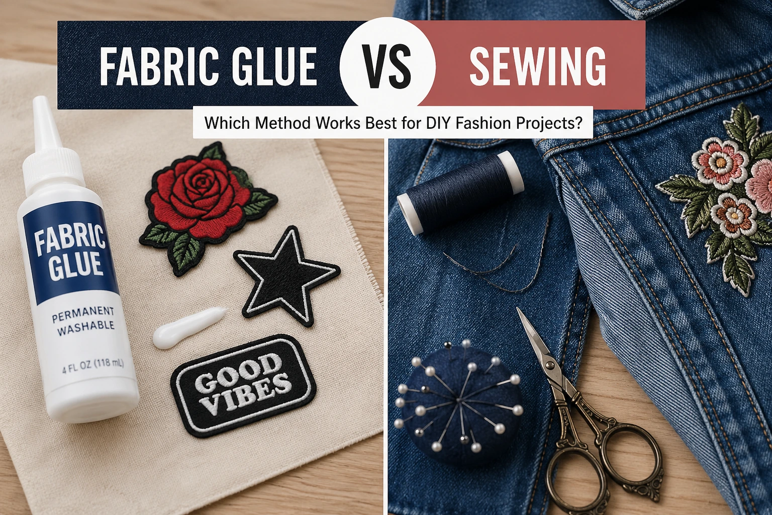 Fabric Glue vs Sewing: Which Method Works Best for DIY Fashion Projects?