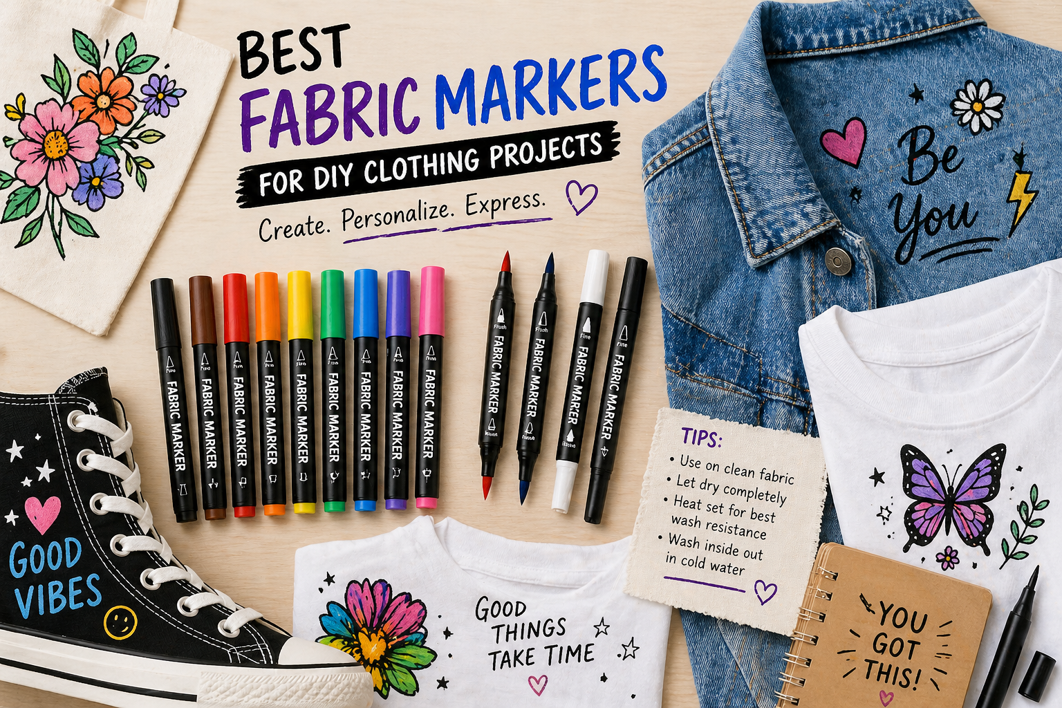 Best Fabric Markers for DIY Clothing Projects