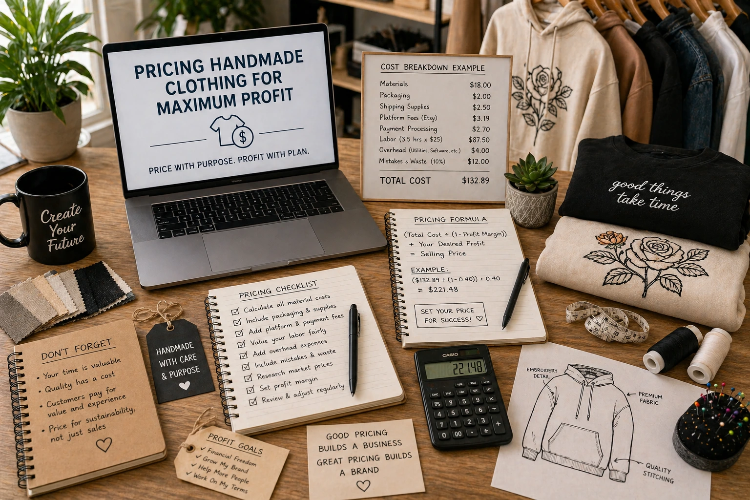 How to Price Handmade Clothing for Maximum Profit